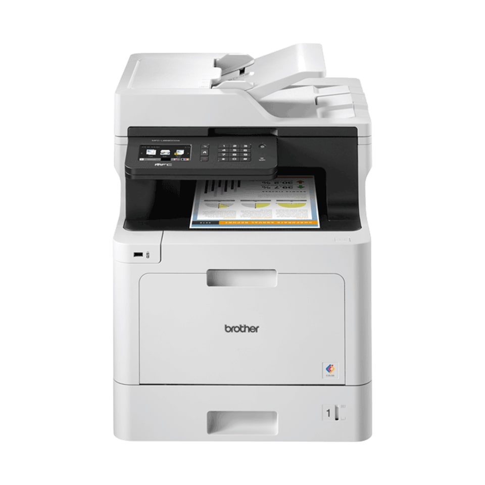 MFP Brother MFC-L8690CDW, Color, A4, 31 ppm, Duplex, DADF, Fax, Wi-Fi, Gigabit Ethernet, USB 2.0, Toner starter 3000/1800 pag.