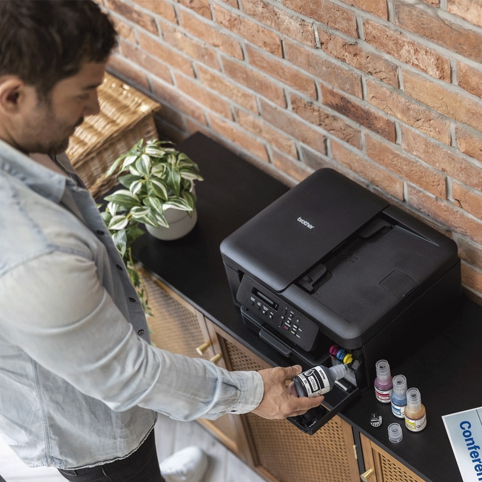 MFP Brother DCP-T730DW Ink Tank, A4, 16/15.5 ipm, Duplex, ADF, Wi-Fi, USB 2.0, Ink starter 15000/5000 pag.