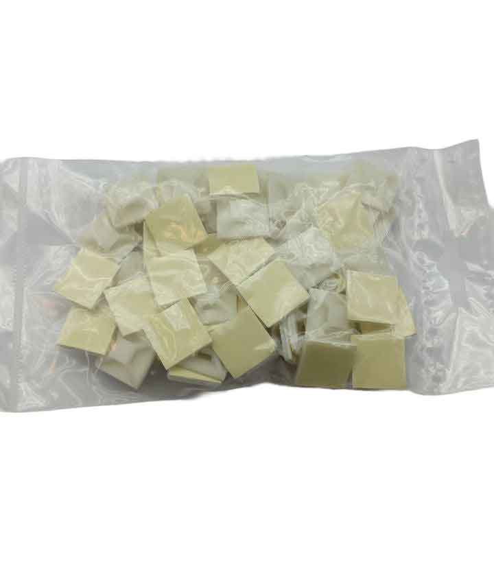 Самоклеящийся держатель для кабельных стяжек, белый, 20×20 мм (50 шт.), LuminaLED