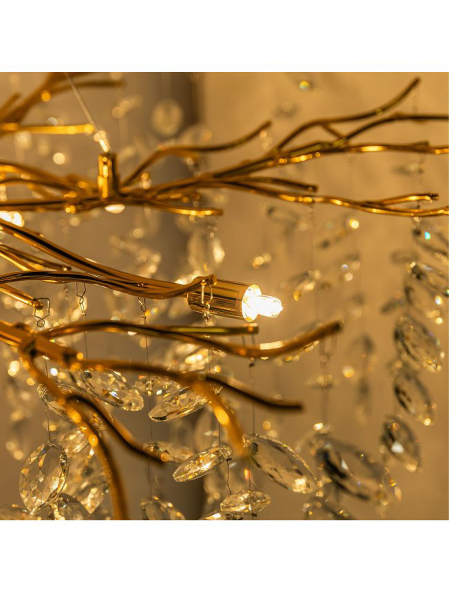 Lustră MD4115-14L-G CINDY 14xG9 aurie ZUMALINE