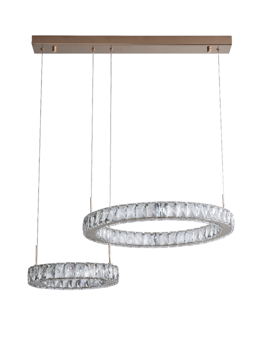 Светодиодная люстра MD3713-2-3GT GIRONA 36 Вт 3000K золотистый ZUMALINE