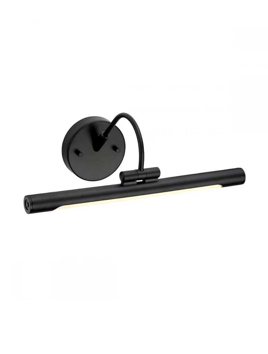 Aplică LED p/u oglindă 12W 600 metal neagră