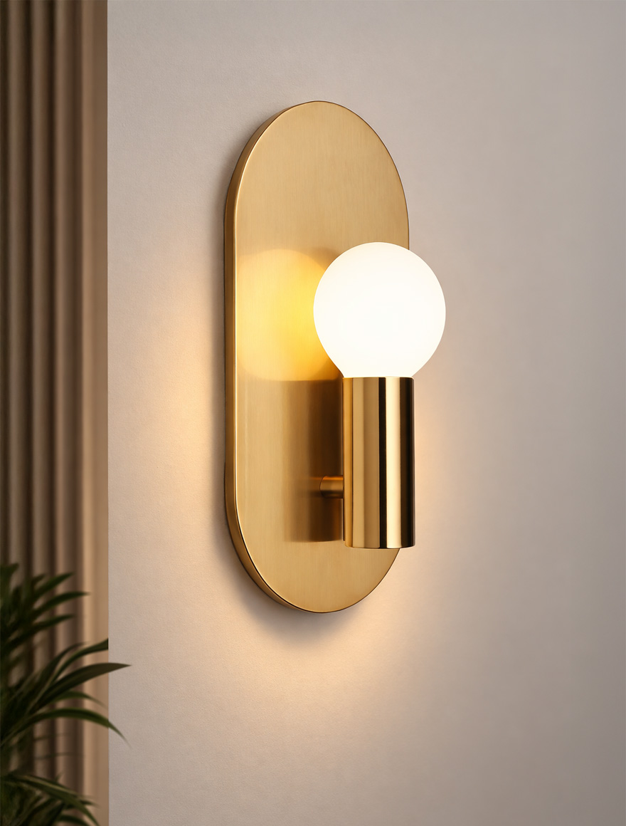 Aplică 1XE27 D150 H280 Miral ZKS aurie LUMINALED