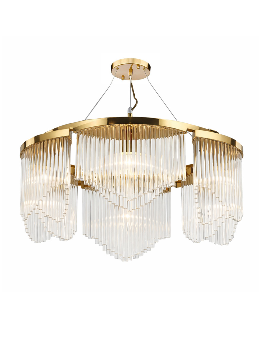 Lustră 6XE14 D600mm Luxor ZKS aur LUMINALED