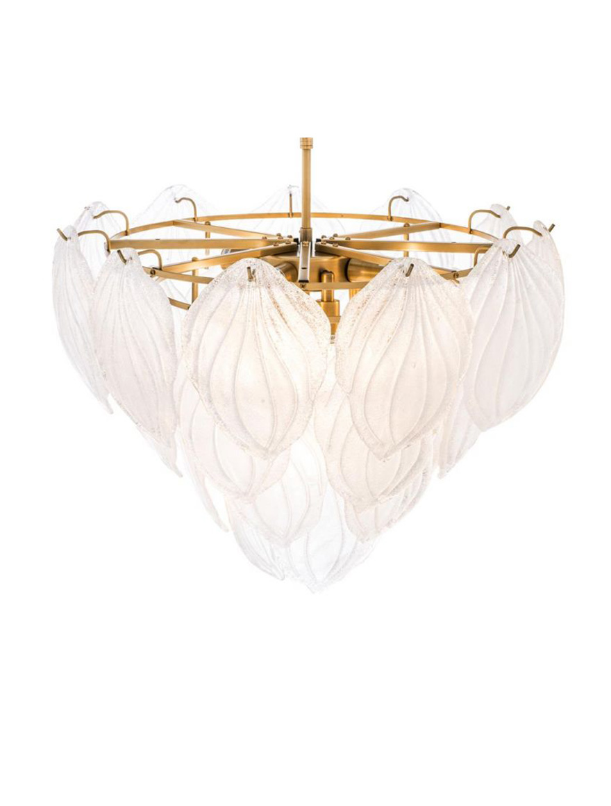 Lustră 10XE14 D600mm Flora ZKS aur LUMINALED