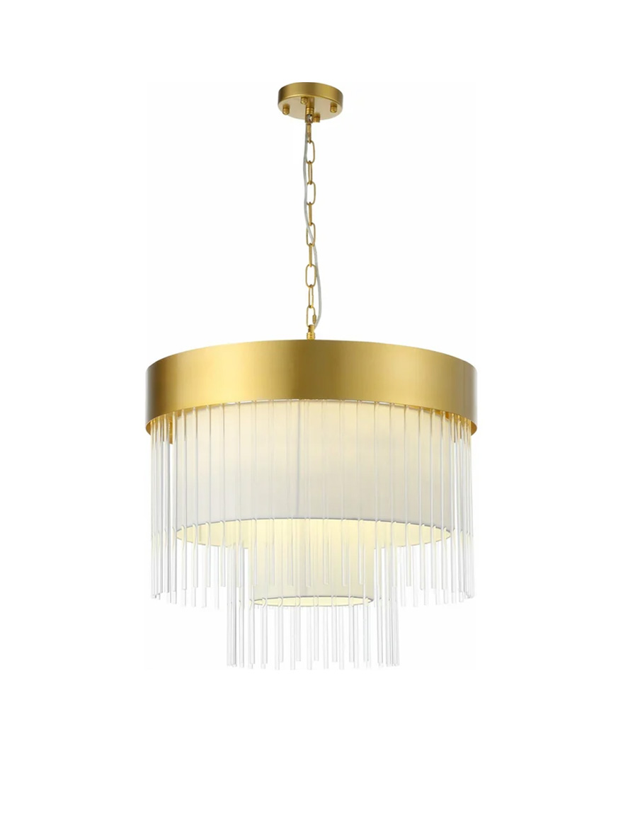 Lustră 7xE14 D600mm Velar ZKS aur LUMINALED