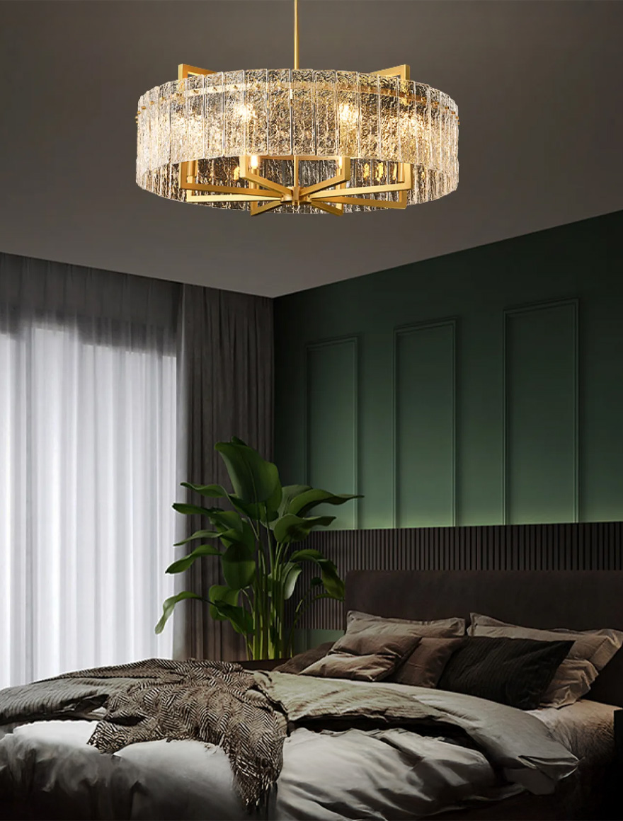 Lustră 6XE14 D600mm Vetra ZKS aur LUMINALED