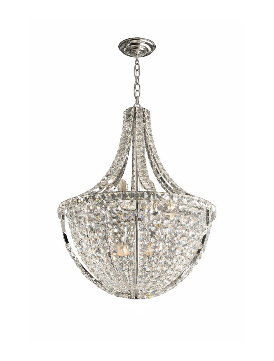 Lustră 12XE14 D600mm Eluxe ZKS crom LUMINALED