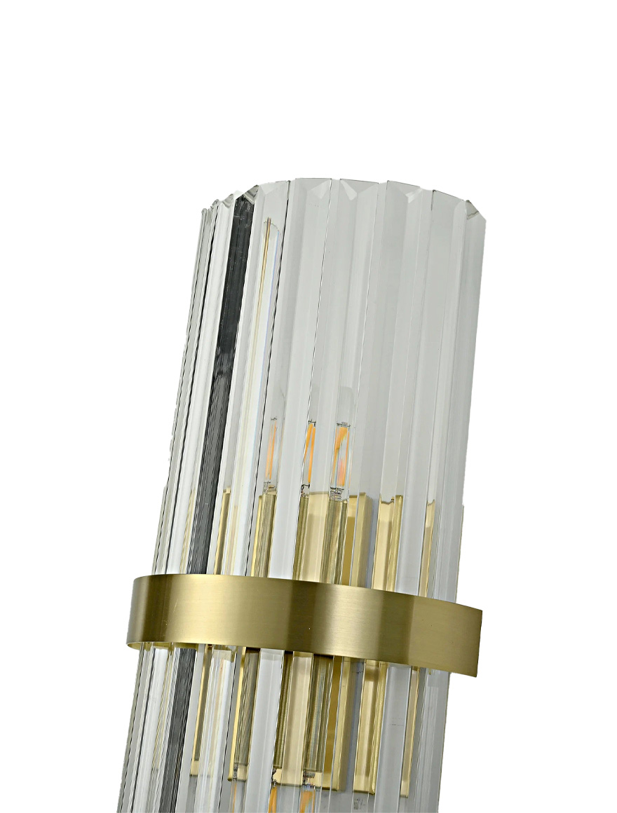 Aplică 2XE14 D200 H450 Crilo ZKS aurie LUMINALED