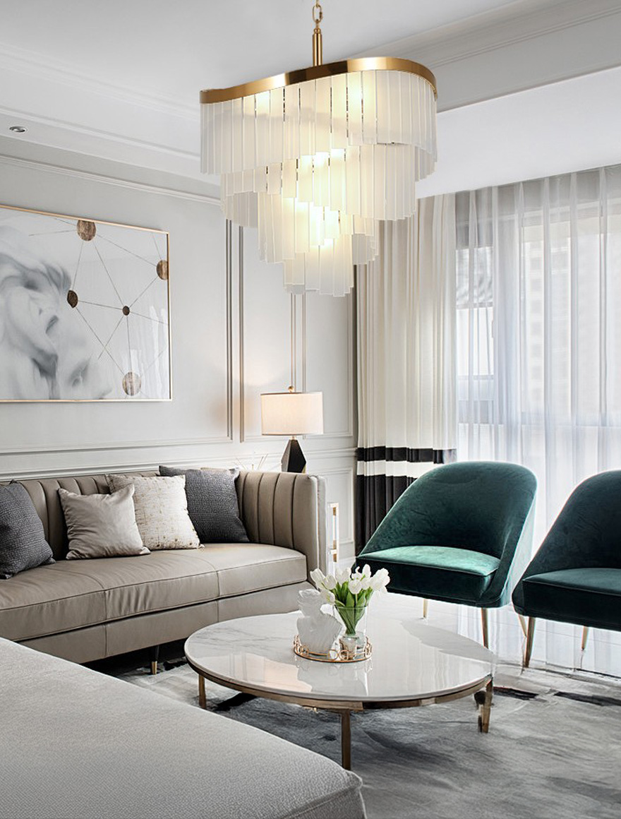 Lustră 10XE14 D600mm Zefir ZKS aur LUMINALED