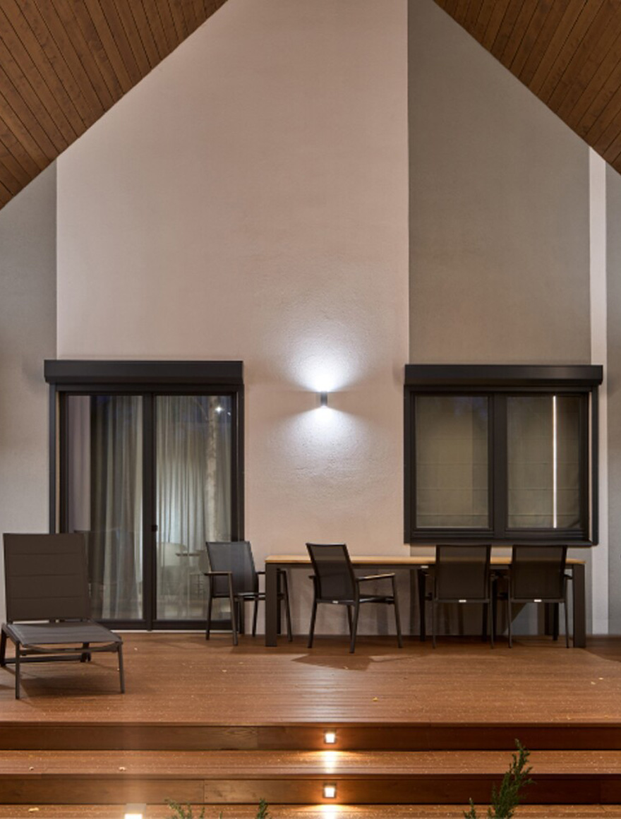 Corp de il. cu senzor incorp scară/perete LED 1.5W 3000K-5700K 220-240V negru Luminaled