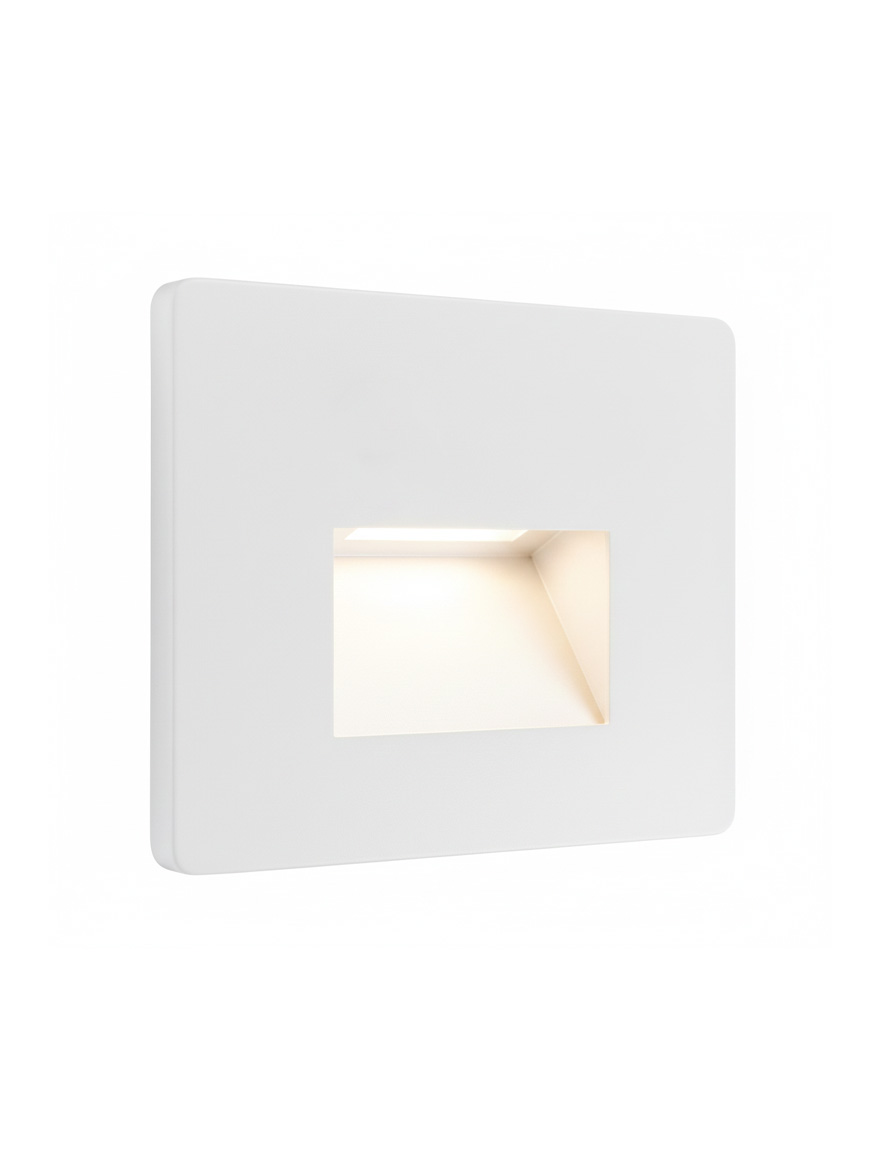 Corp de il. cu senzor incorp scară/perete LED 1.5W 3000K-5700K 220-240V alb Luminaled