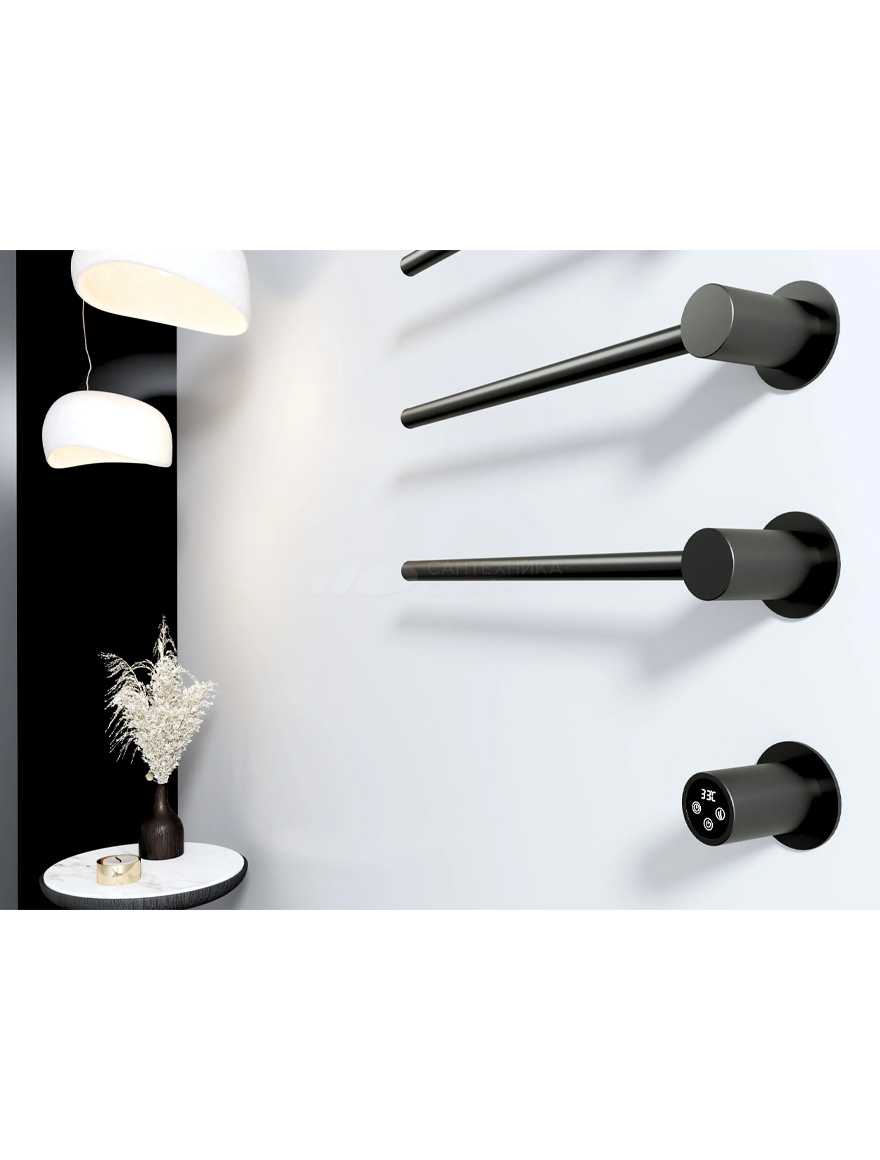 Uscător elect. prosoape 0.5*0.55m 40W oțel negru KJ-203 Lled