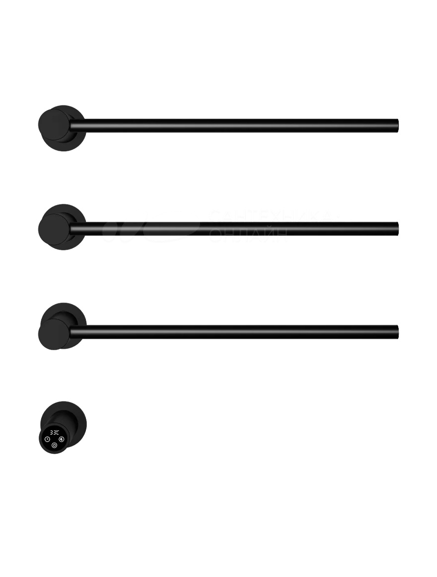 Uscător elect. prosoape 0.5*0.55m 40W oțel negru KJ-203 Lled