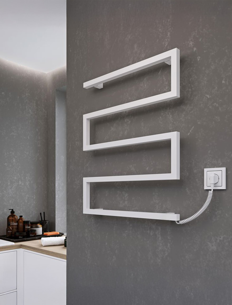 Uscător elect. prosoape 0.5*0.6m 60W oțel alb KJ-230 Lled