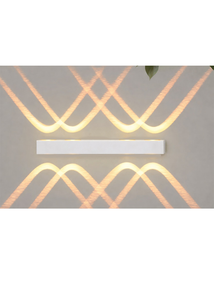 Aplică NOVA Led IP54 8*1W 4000K albă LuminaLED