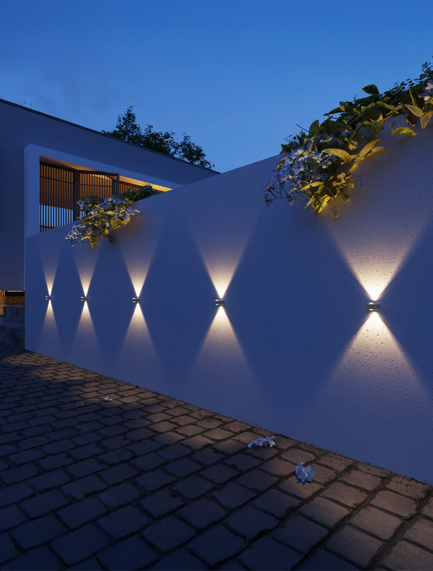 Aplică ORIX Led IP54 2*1W 4000K neagră LuminaLED