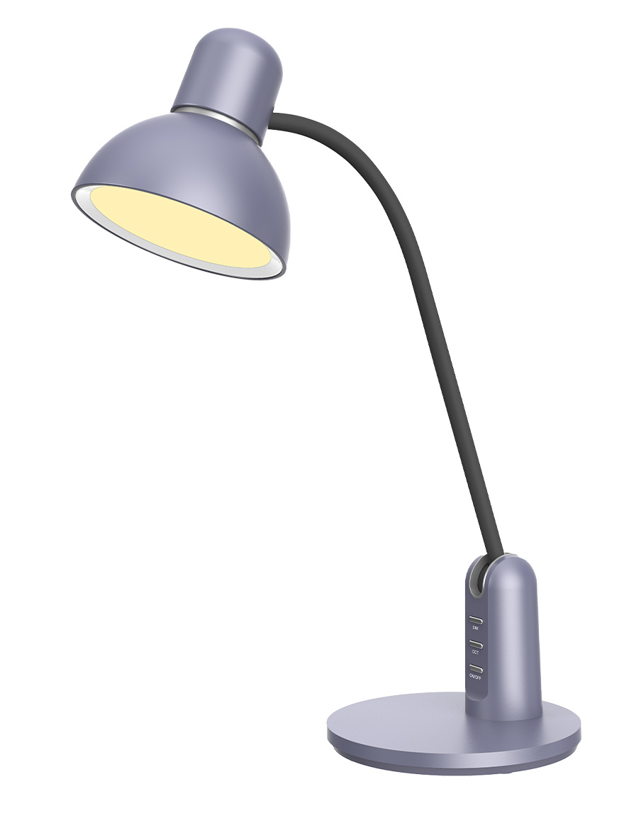 Lampă de masă VIORA LED dimabilă Gri 8W 420lm CCT:3000-6300K LuminaLED