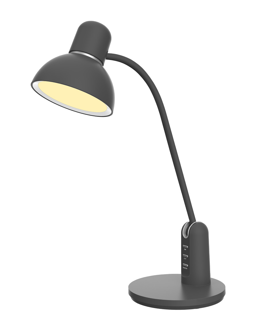 Настольная лампа VIORA LED с регулировкой яркости Серый 8 Вт 420 лм CCT: 3000-6300 К LuminaLED