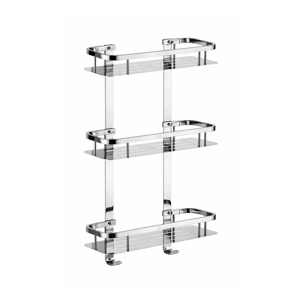Raft baie 3 nivele inox 40267