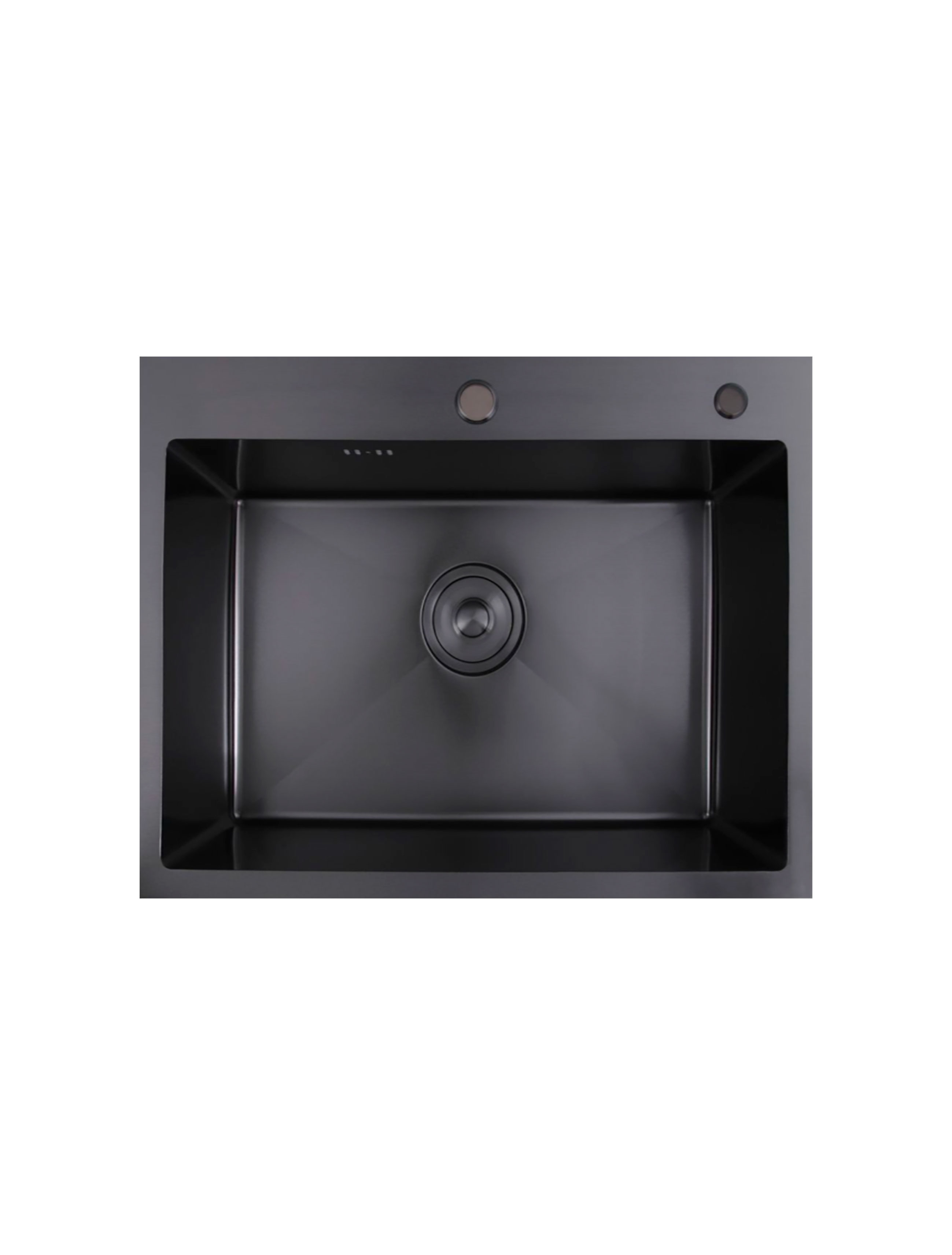 Chiuvetă oțel inoxidabil ZH 5050 DECOR nano negru