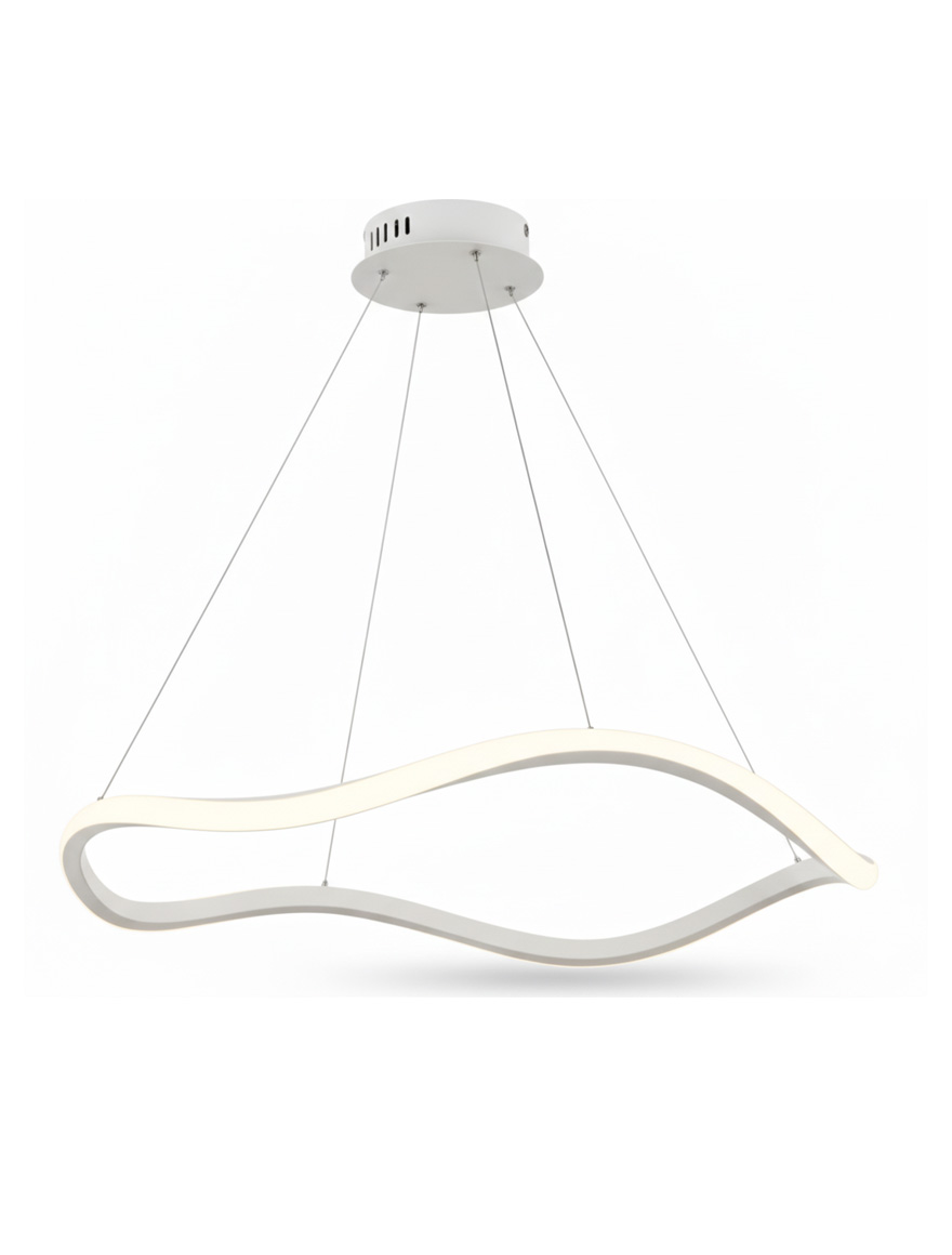 Lustră LED 40W 4000K D800 MP48182-1BWH BTL albă LUMINALED