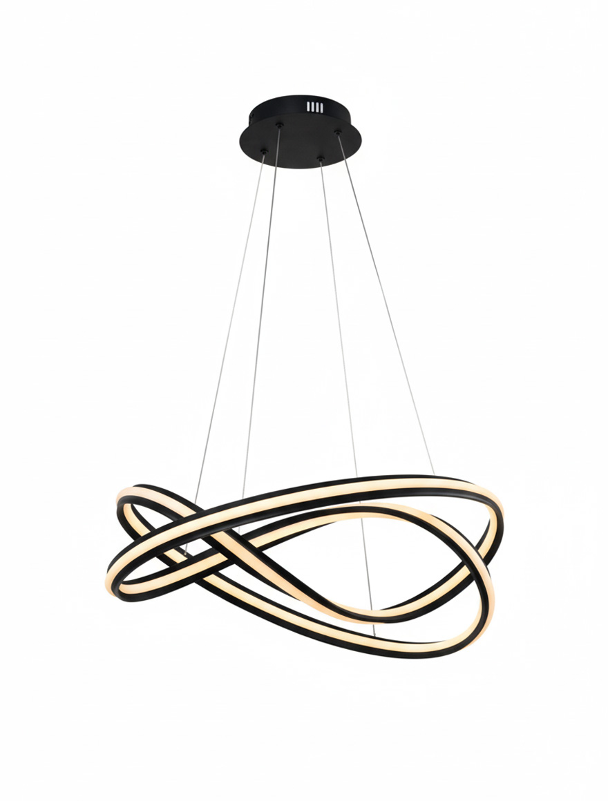 Lustră LED 60W 4000K D560 MP56026-B BTL neagră LUMINALED