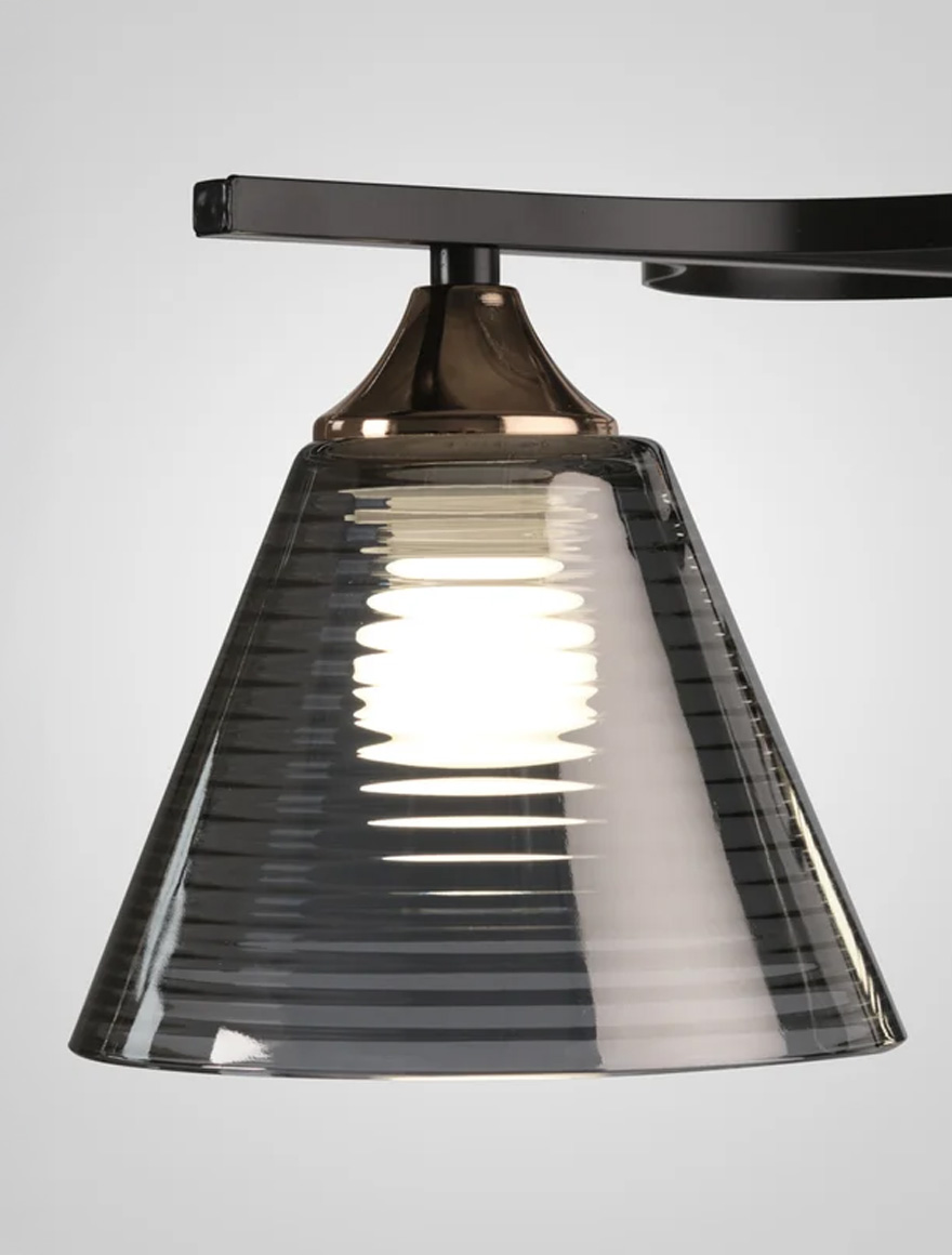 Lustră 2*E27 aur+negru S11615-2 Luminaled 4