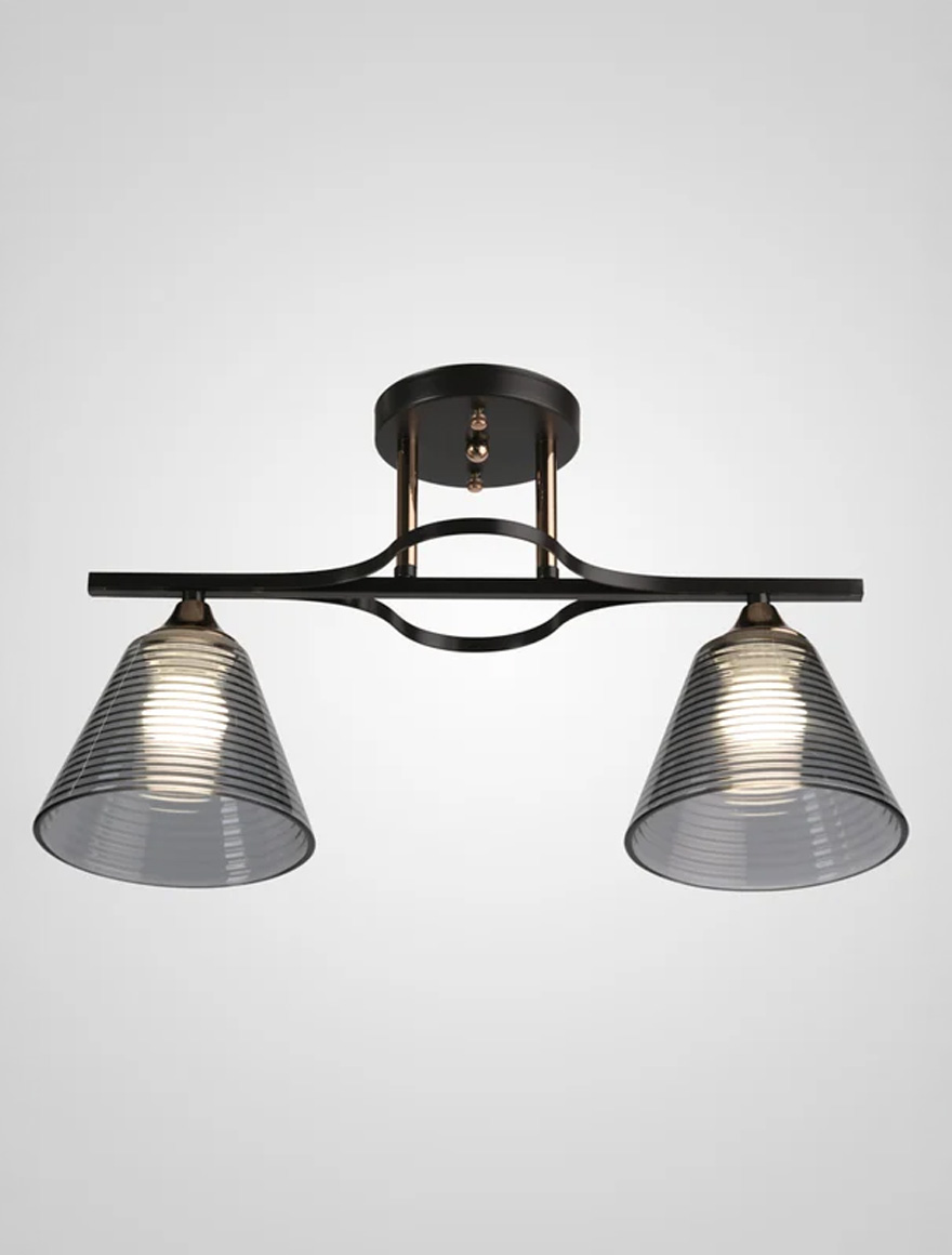 Lustră 2*E27 aur+negru S11615-2 Luminaled 3