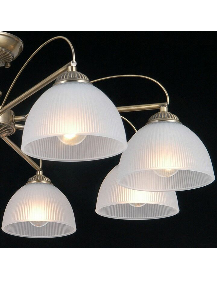 Lustră 8*E27 aur+alb S11602-8 Luminaled