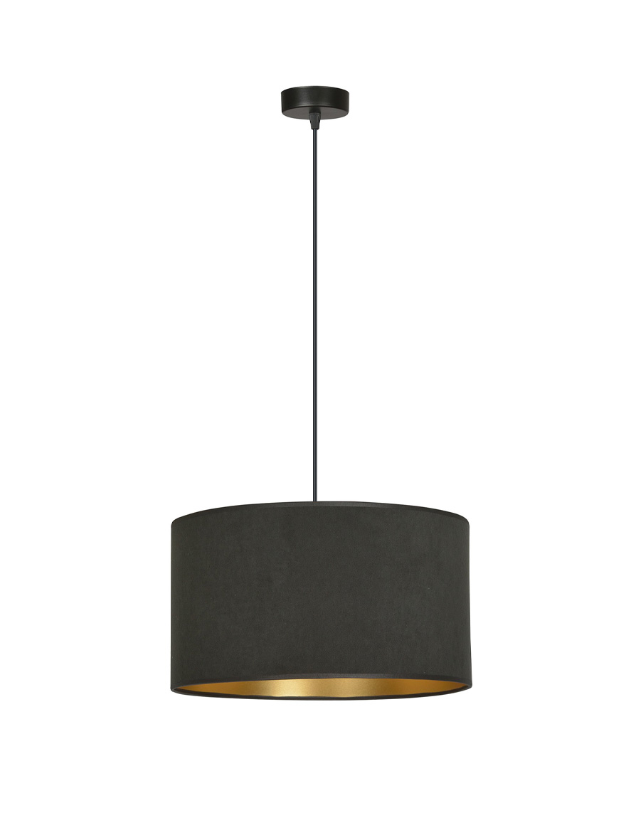 Подвес HILDE 1XE27 черный+золото EMIBIG