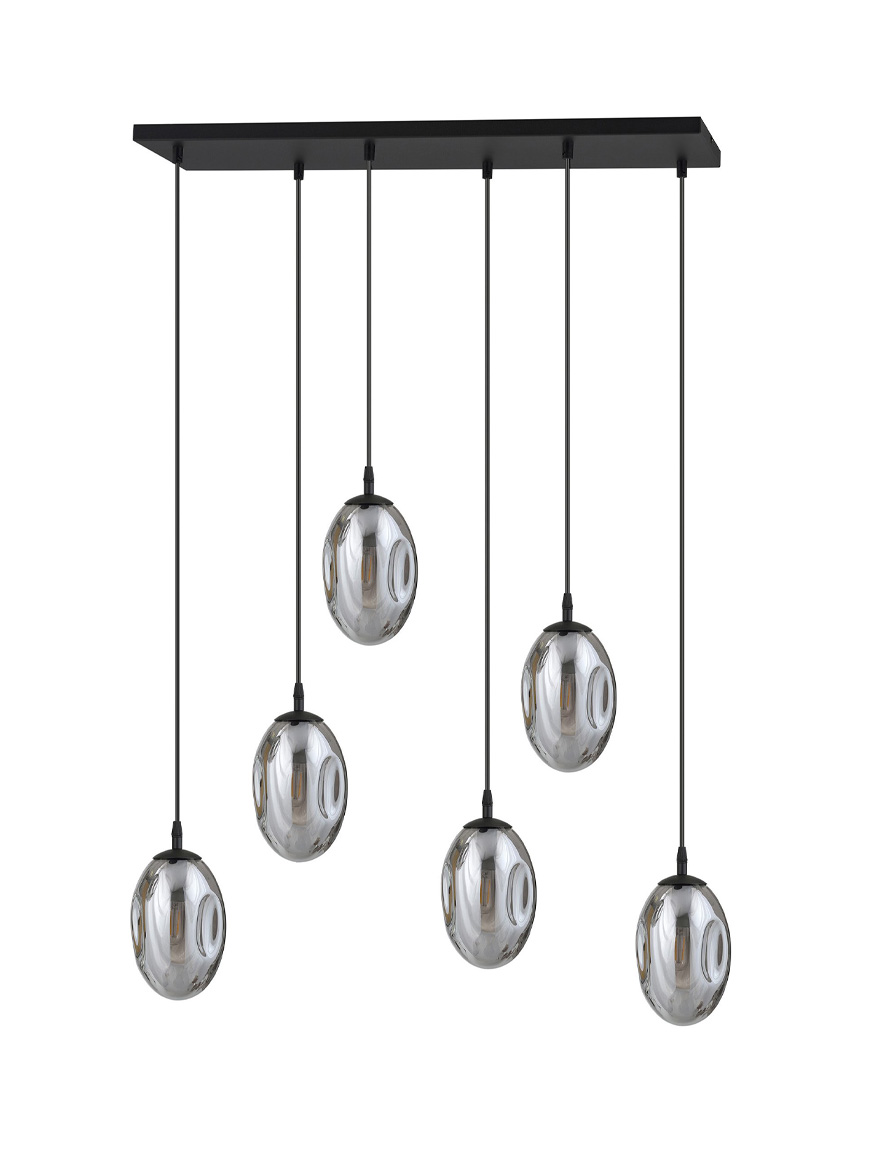 Lustră ASTRAL 6XE14 grafit EMIBIG