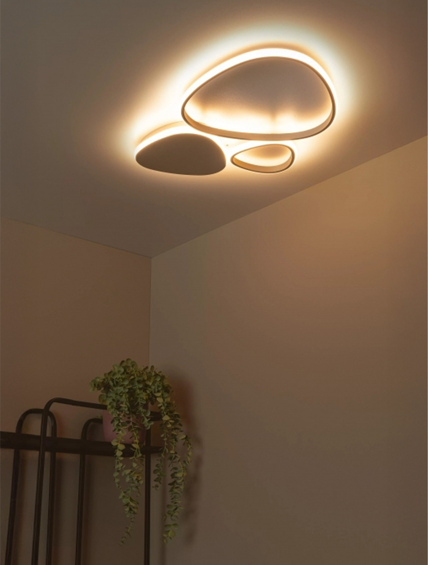 Lustră LED 2023519C3-BE HURON 30W 3000K mokka ZUMALINE 2