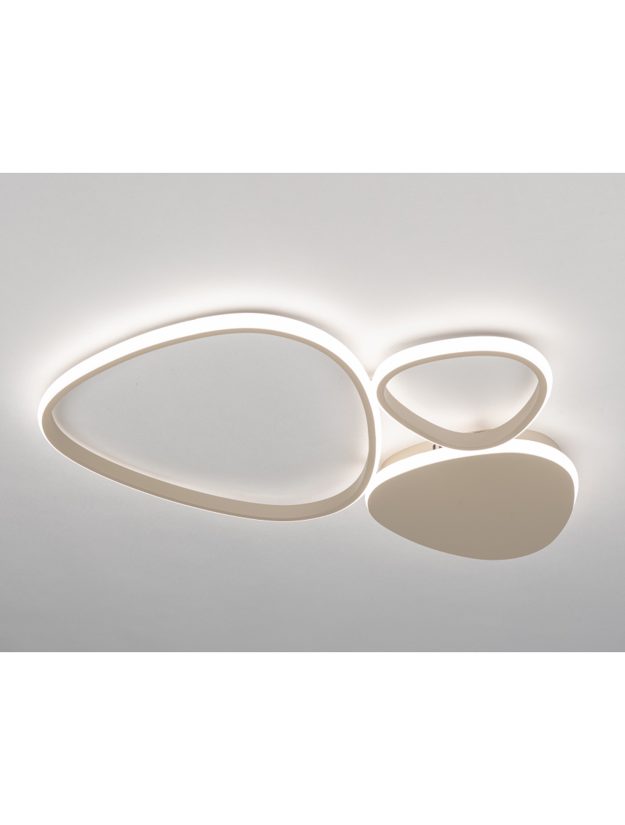 Lustră LED 2023519C3-BE HURON 30W 3000K mokka ZUMALINE 3