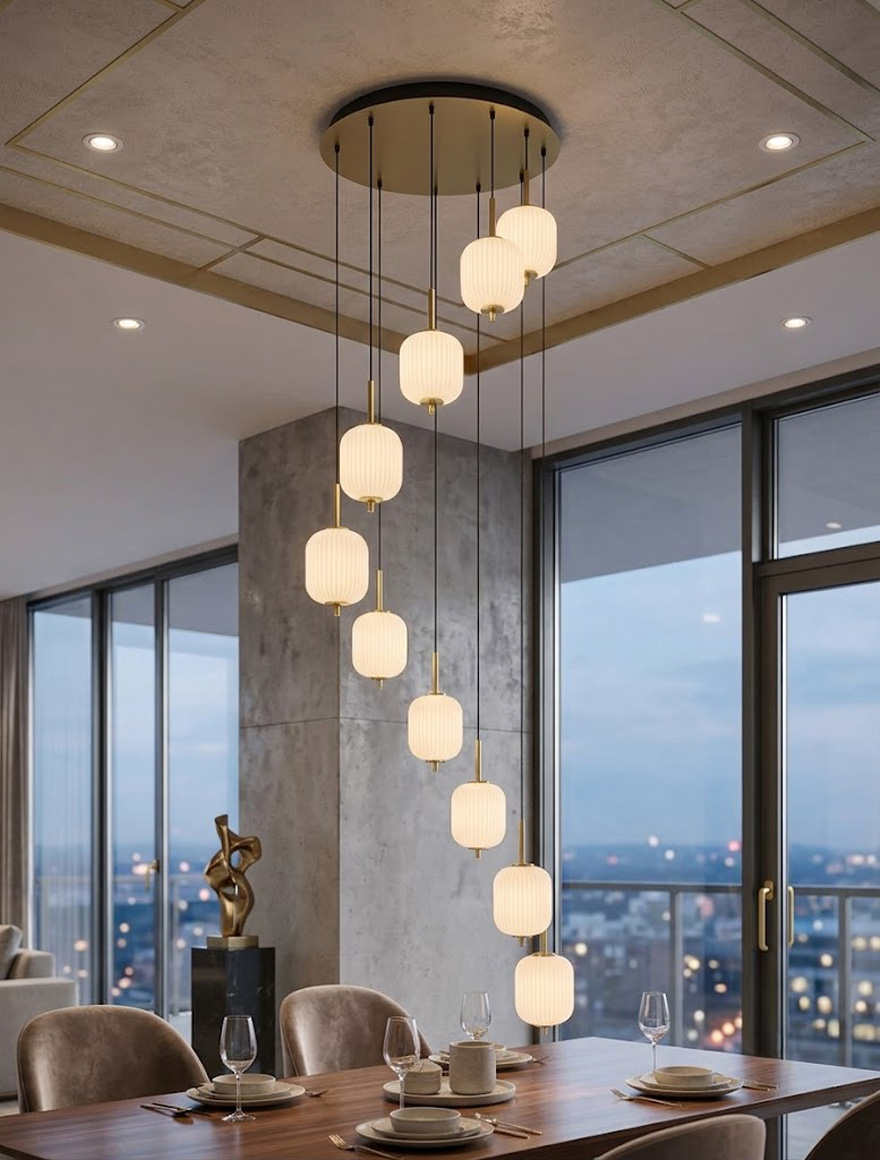 Lustră LED DU31288 AKARI 55W 3000-6000K  ZUMALINE 2