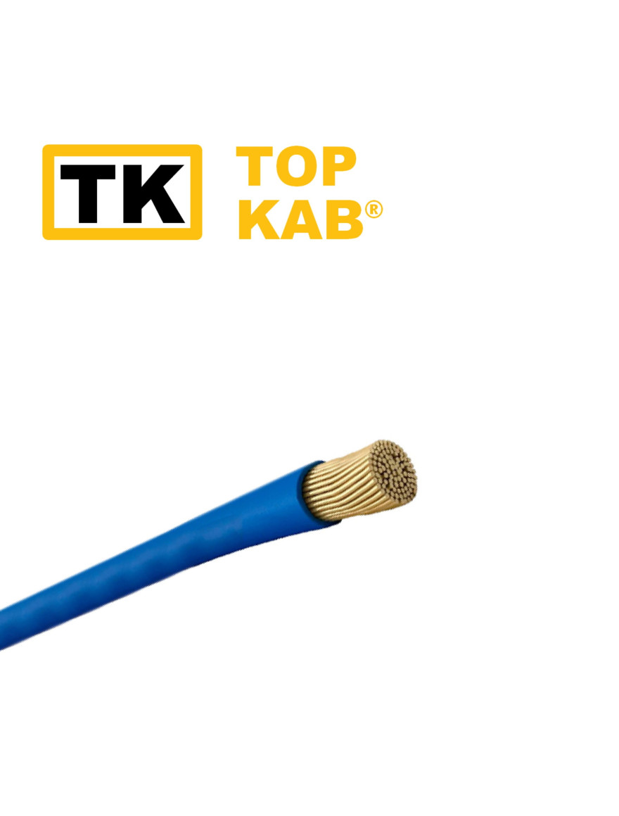 Fir electric PV3 2.5mm albastru TopKab