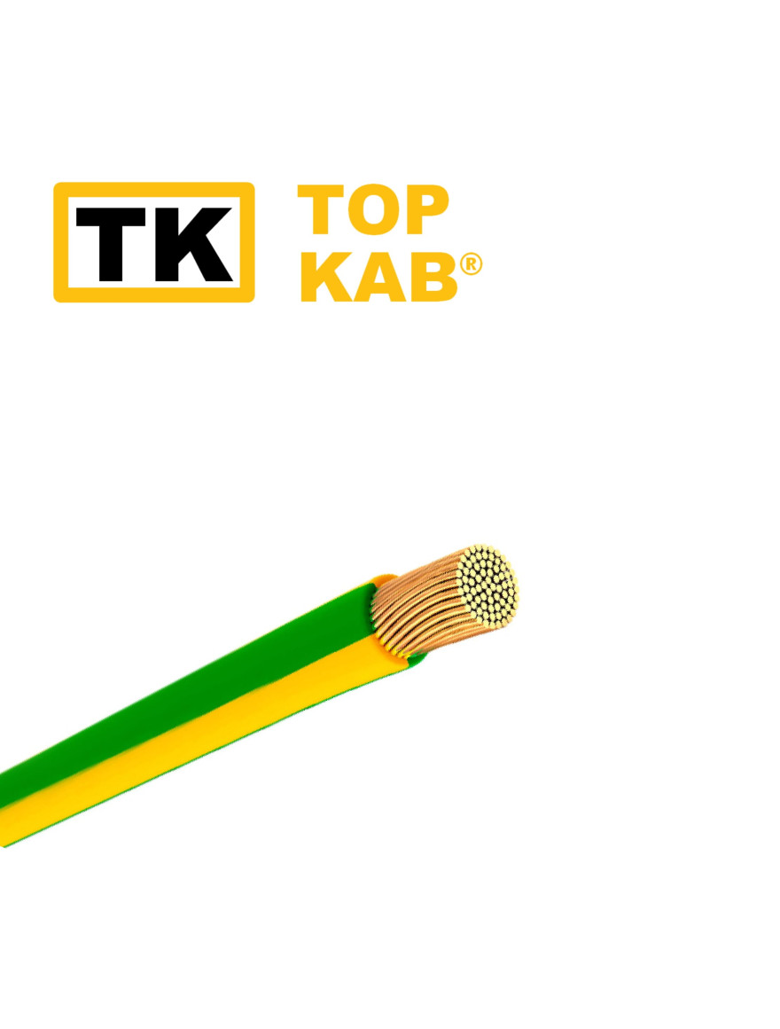 Fir electric PV3 2.5mm galben-verde TopKab