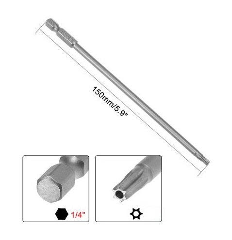 Bit torx H1/4x150mm LxT30 TMP