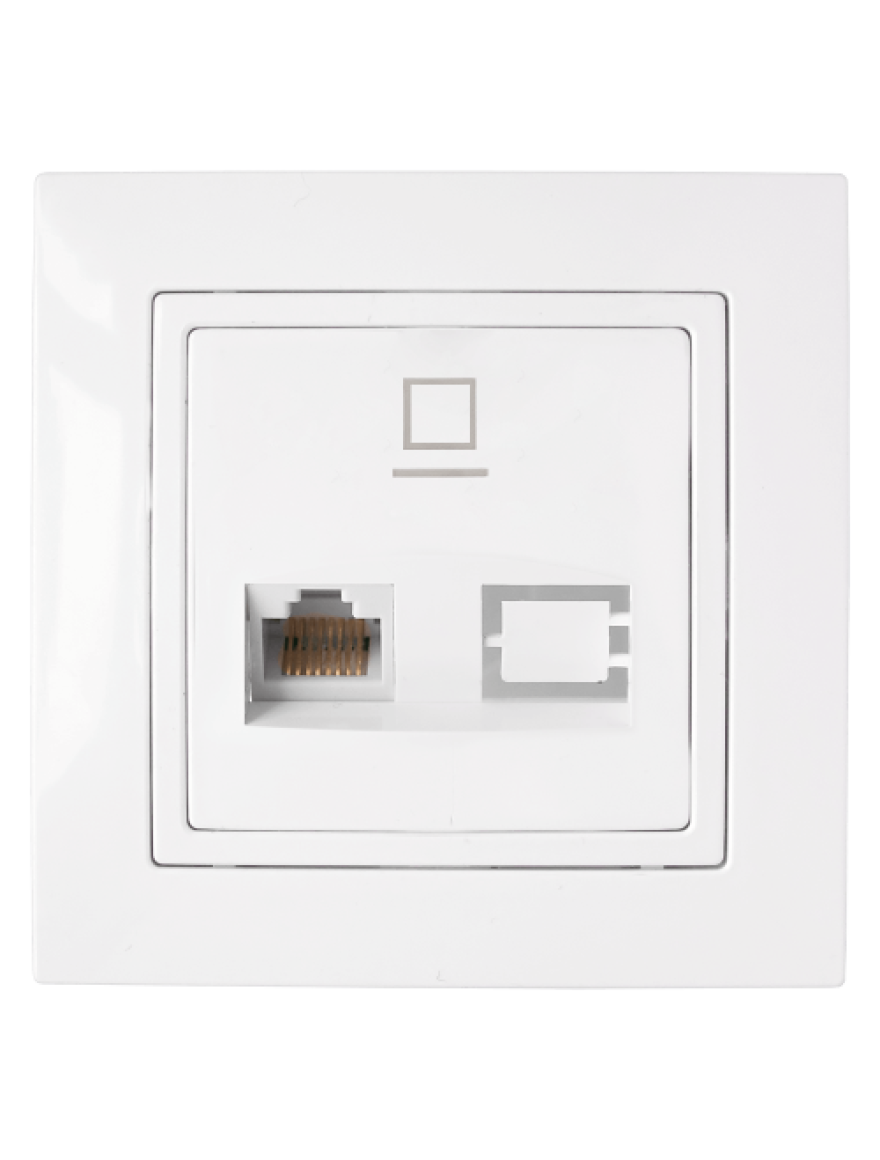 Priză computer albă УЮТ СВПР