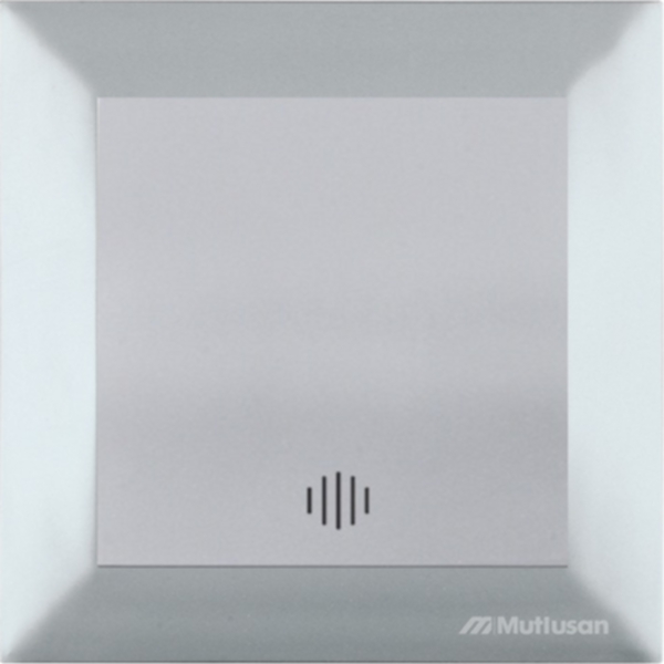 * Выключатель 1-клавишный перекрёстный нержавеющая сталь Mutlusan CANDELA