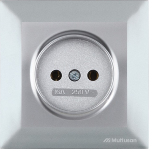 Priză 2P inox Mutlusan CANDELA