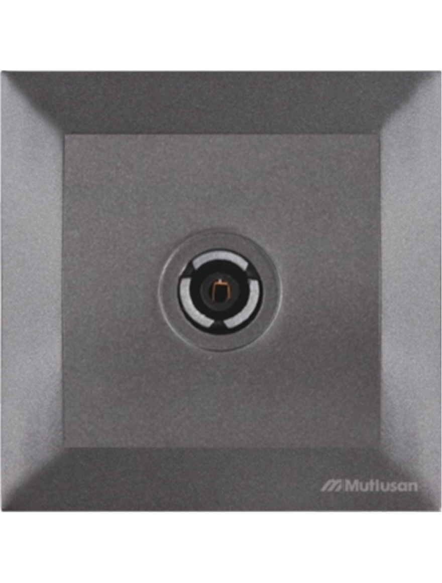 Priză TV black Mutlusan CANDELA