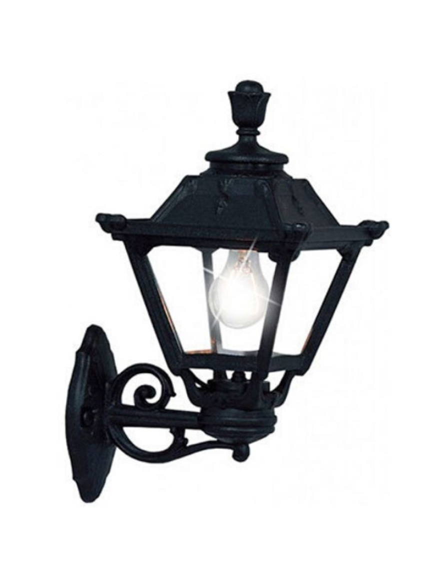 SET Corp de il. GOLIA E27 TRANSP + suport BISSO negru Fumagalli