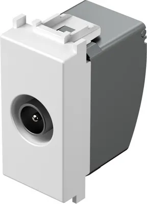 Розетка ТВ 10дБ белая (KM12PW-B)