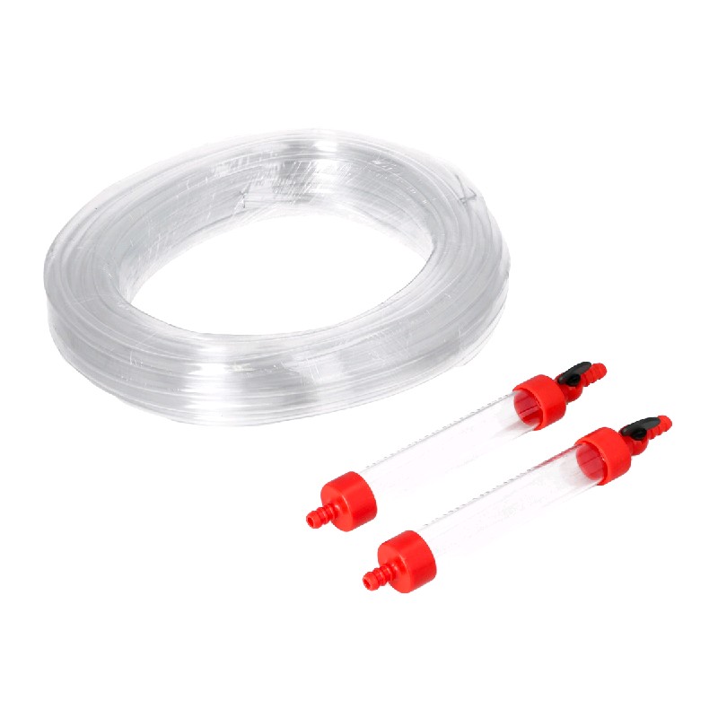 Уровень воды в шланге 20 м