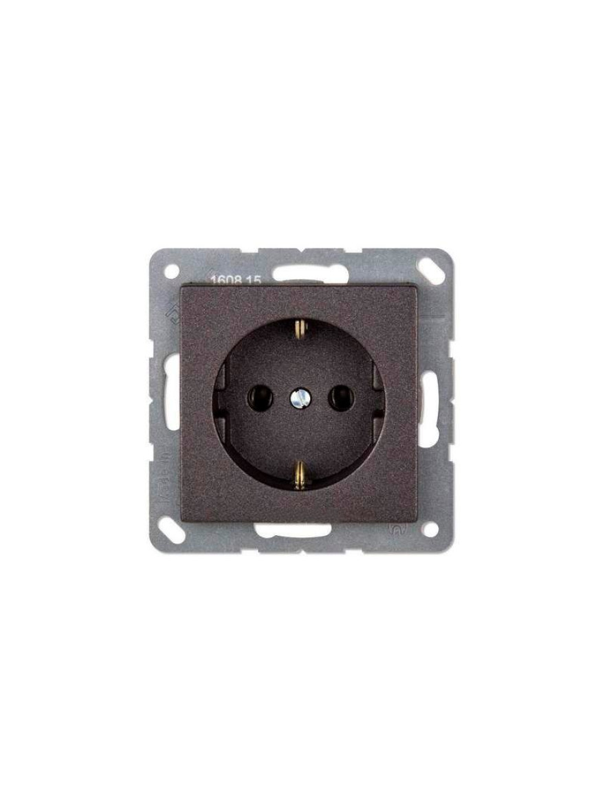Priză 16A antracit EP1420AN  Schuko
