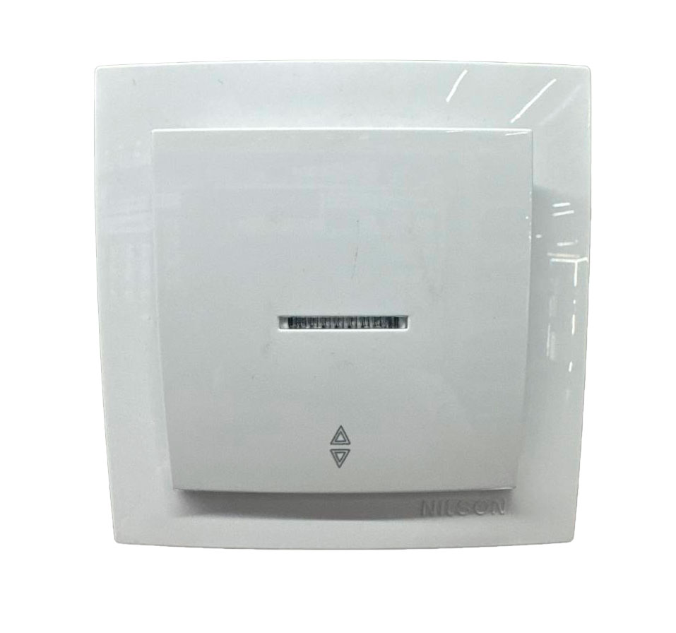 Întrerupător cu led cap-scară 12/120 alb Nilson Touran 24111008