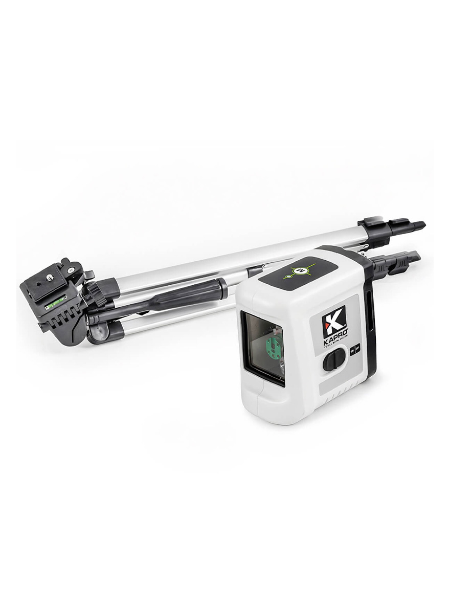 Зеленый лазерный нивелир KAPRO + штатив