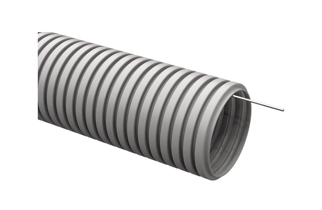 Труба гофра ПВХ D32 с протяжкой (25м) IEK