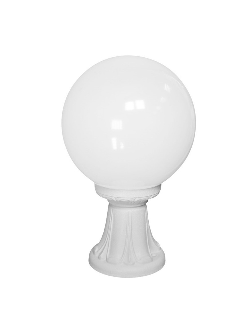 SET Светильник G250 E27 OPAL + опора MIKROLOT белый Fumagalli